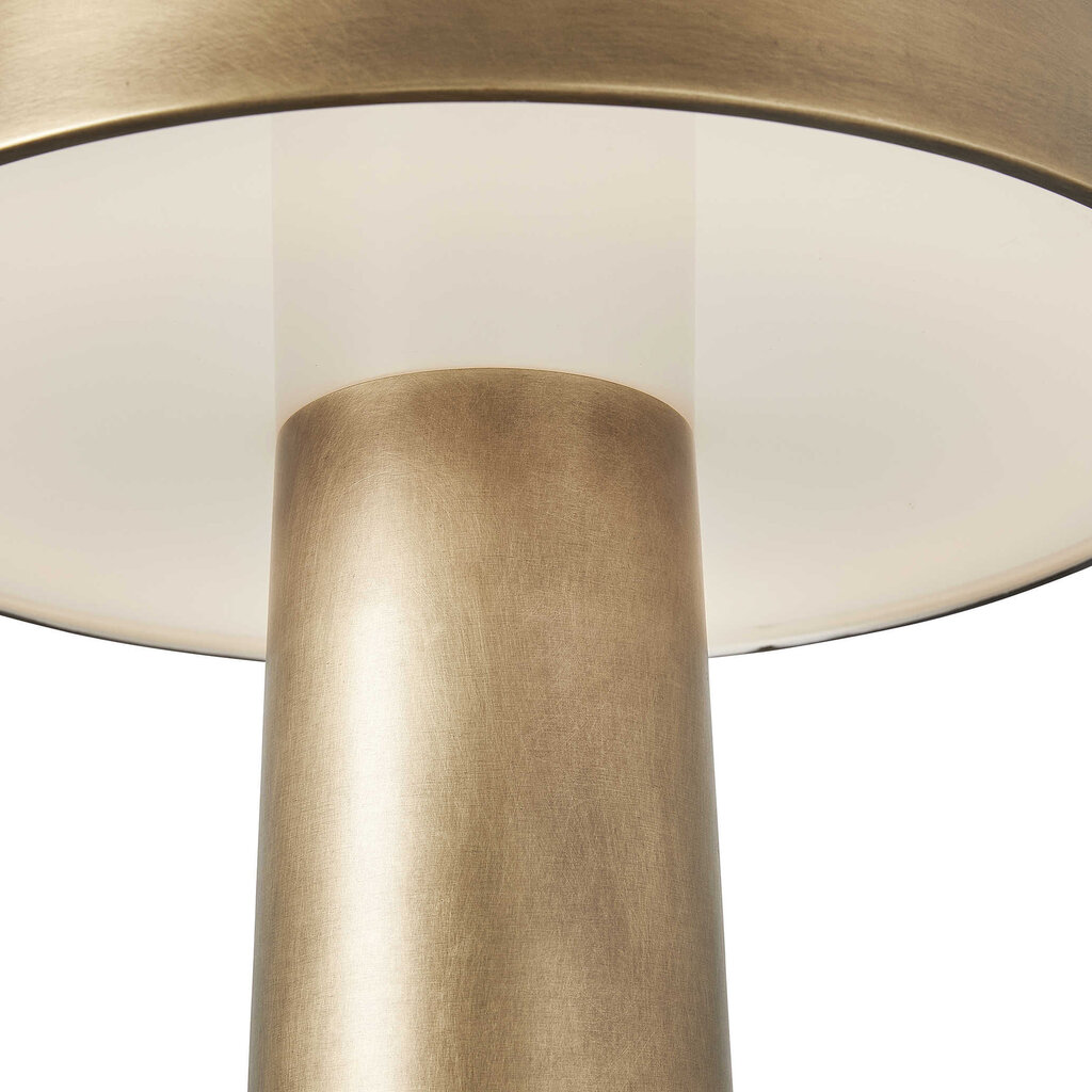PROMETHEUS TABLE LAMP ALABASTER + BRASS