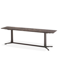 ATREUS CONSOLE TABLE LOW MARBLE BROWN