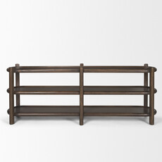 FINN CONSOLE SHELF DARK BROWN