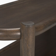 FINN CONSOLE SHELF DARK BROWN