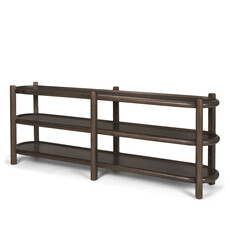 FINN CONSOLE SHELF DARK BROWN