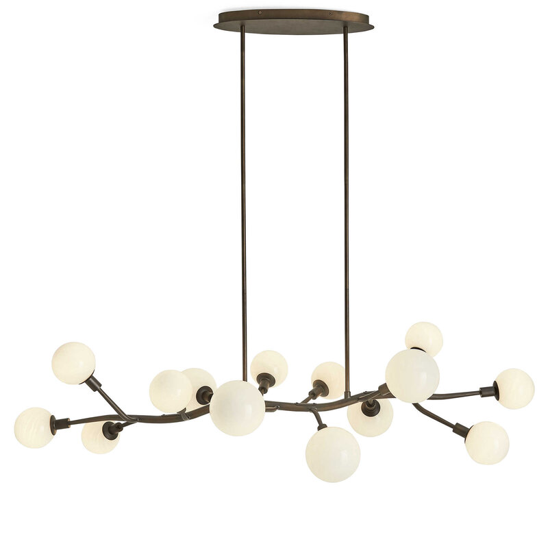 ESMERELDA 14 LIGHT CHANDELIER DARK BRONZE