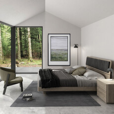 ALMA BIRCH BED By HUPPE