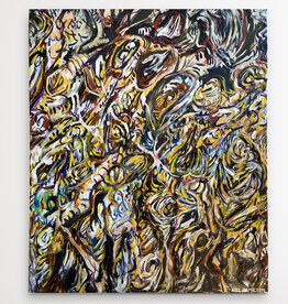 #3 - 2024 by WILL HAMILTON - acrylic, watercolour and pastel on canvas - 30" X 40"