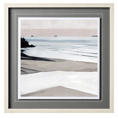 COASTAL LINES II FRAMED ARTWORK