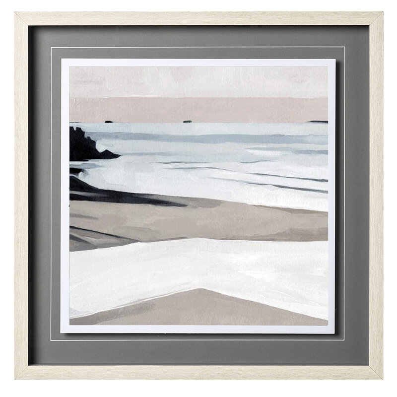 COASTAL LINES II FRAMED ARTWORK