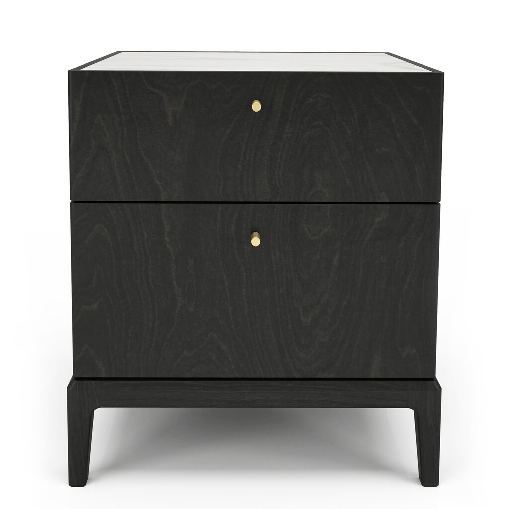 HEMRIK 2-DRAWER NIGHTSTAND