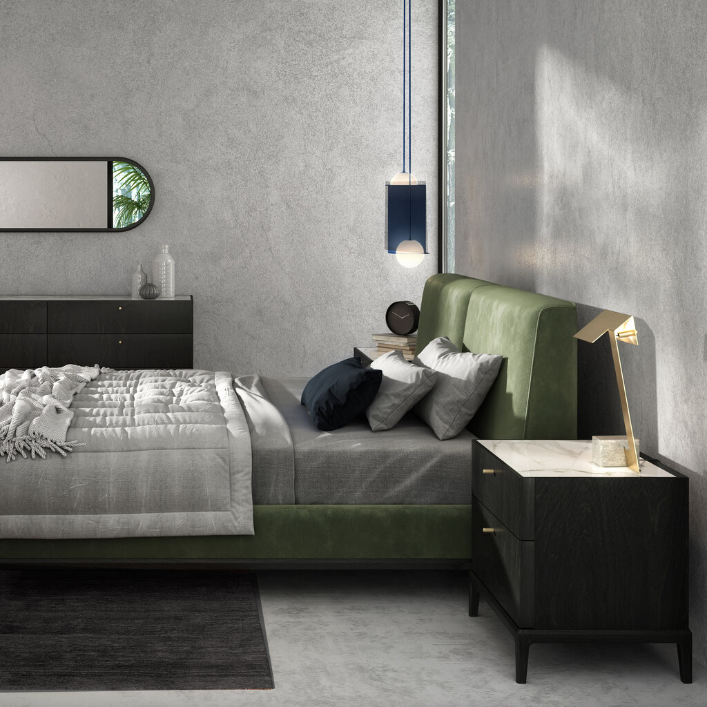 HEMRIK 2-DRAWER NIGHTSTAND