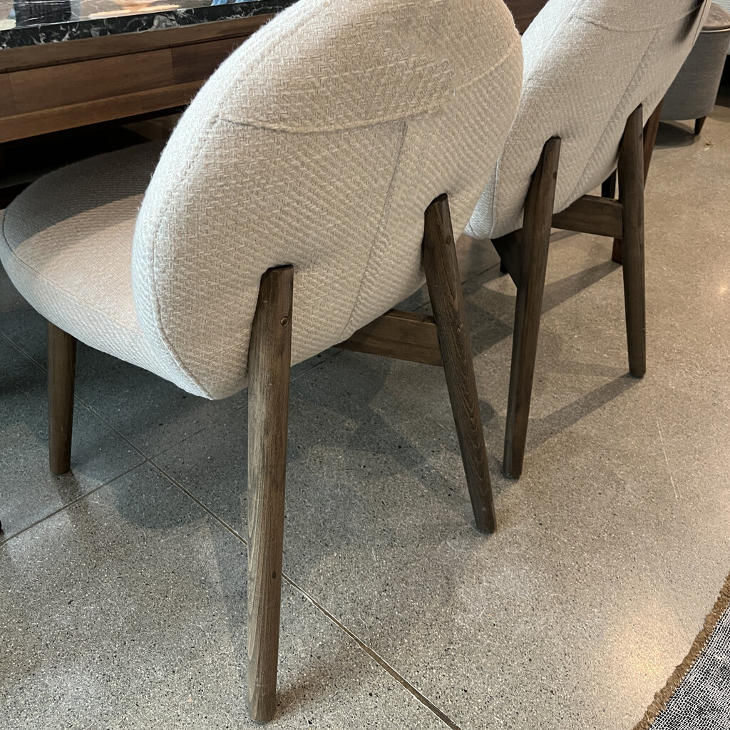 CHELSEA DINING CHAIR WHITE SAND