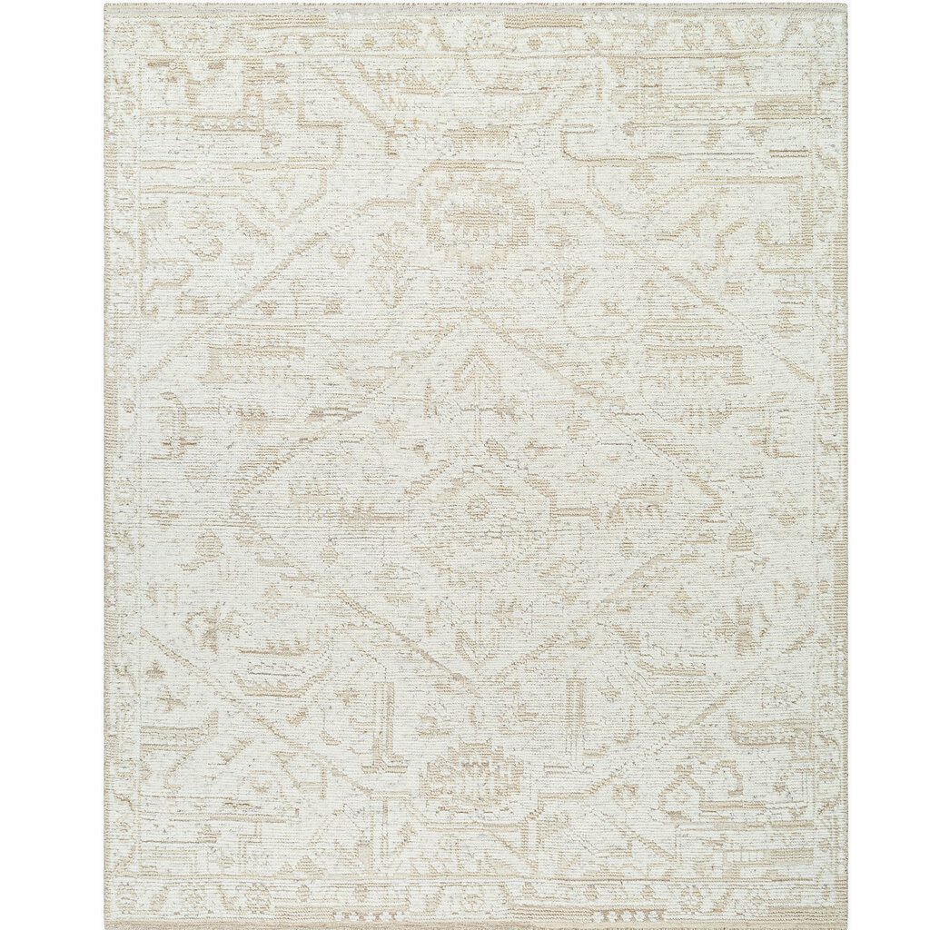 KILLUM HAND KNOTTED WOOL 9' X 12' NATURAL