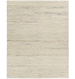 MAINE NEW ZEALAND WOOL 9' X 12' NATURAL AND GREY