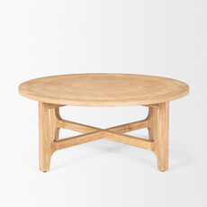 SADIRA COFFEE TABLE ROUND NATURAL