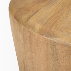 CALLUM COFFEE TABLE ROUND NATURAL SMOKED