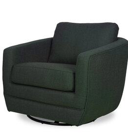 ODETTE SWIVEL CHAIR TWEED DARK GREEN