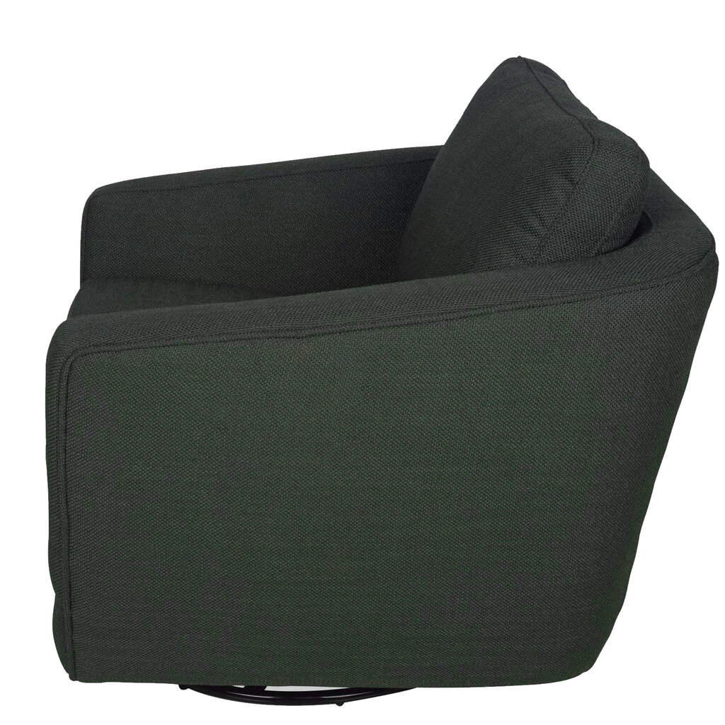 ODETTE SWIVEL CHAIR TWEED DARK GREEN
