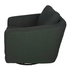 ODETTE SWIVEL CHAIR TWEED DARK GREEN