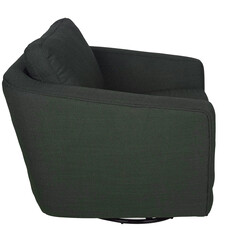 ODETTE SWIVEL CHAIR TWEED DARK GREEN