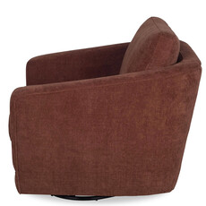 ODETTE SWIVEL CHAIR CHENNILE RUST