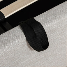ARIES BED GREY SAND Storage Optional