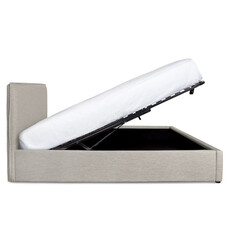 ARIES BED GREY SAND Storage Optional