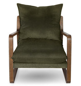 CRAWFORD CHAIR DARK GREEN