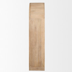 ONWARD 2 DOOR ARCHED CABINET NATURAL