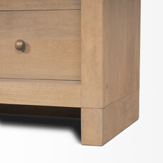 ONWARD 2 DOOR ARCHED CABINET NATURAL