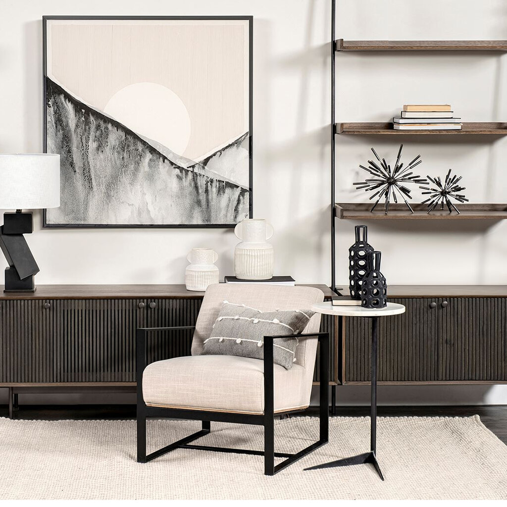 DREA SIDE TABLE ROUND  MARBLE