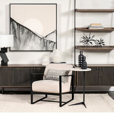 DREA SIDE TABLE ROUND  MARBLE