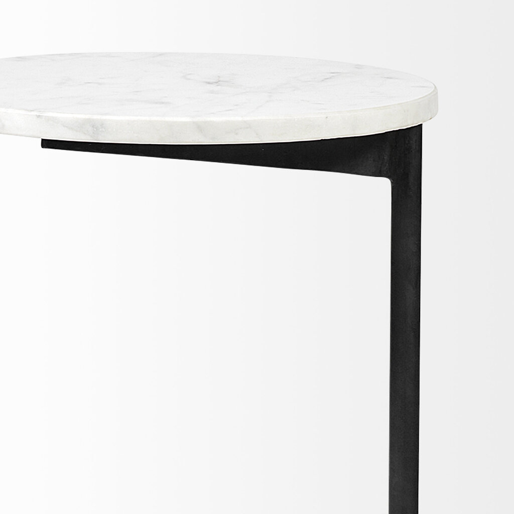 DREA SIDE TABLE ROUND  MARBLE
