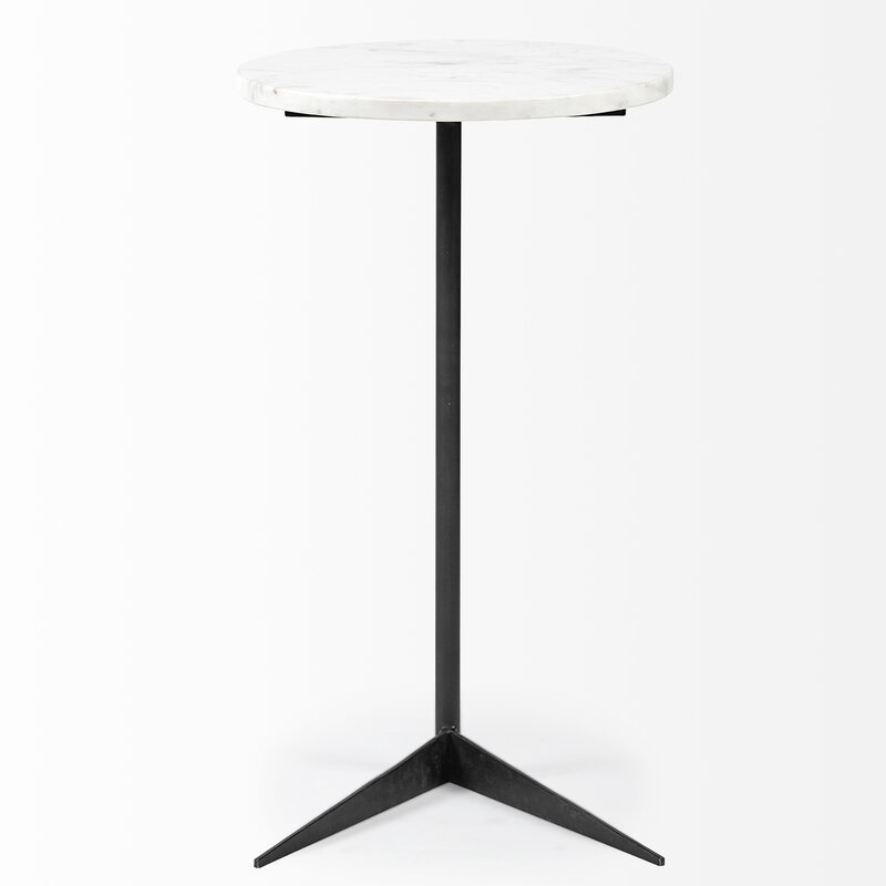 DREA SIDE TABLE ROUND  MARBLE
