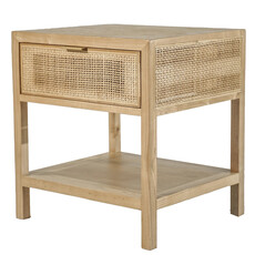 ANDREA SIDE TABLE NATURAL CANE