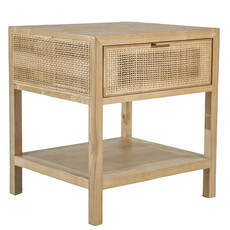 ANDREA SIDE TABLE NATURAL CANE