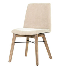 ISAAC DINING CHAIR WHITE SAND