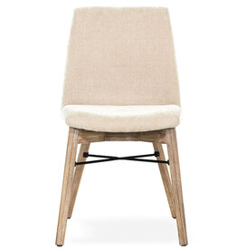 ISAAC DINING CHAIR WHITE SAND