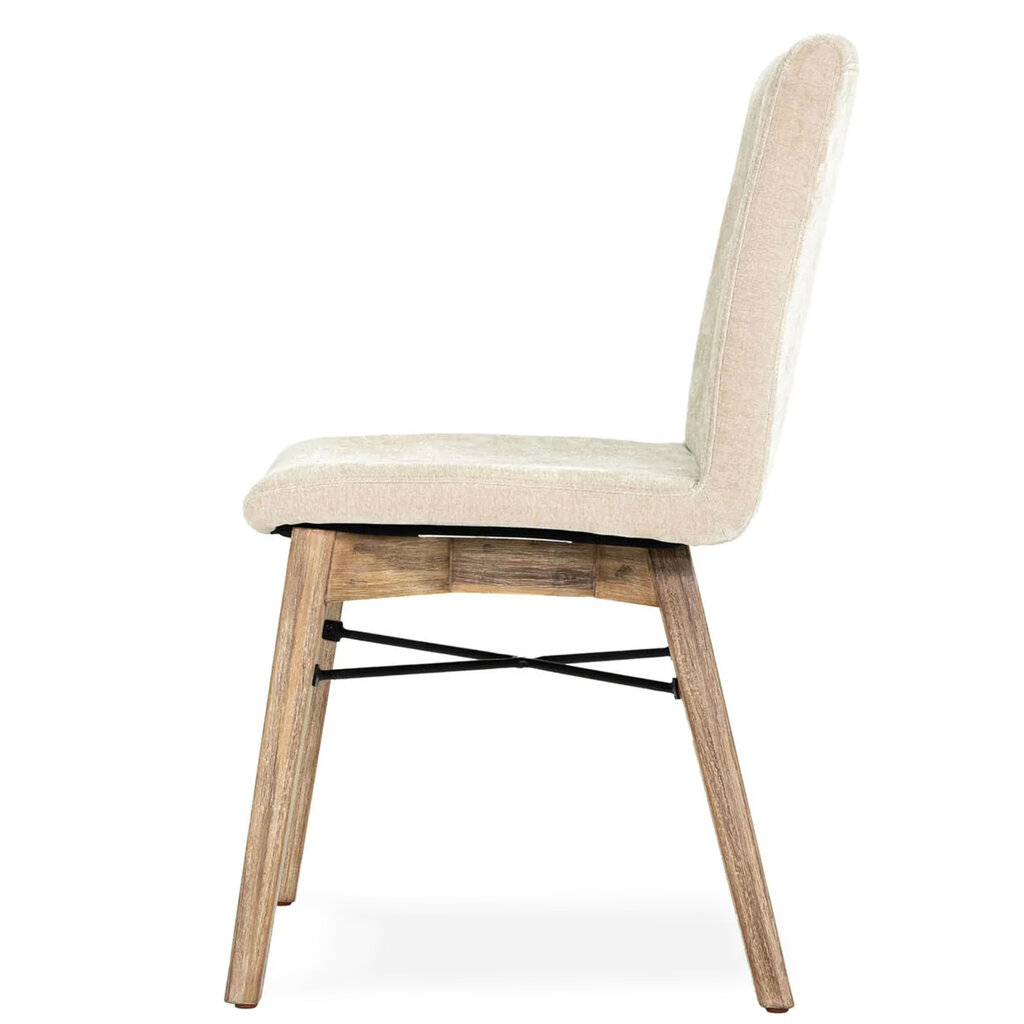ISAAC DINING CHAIR WHITE SAND