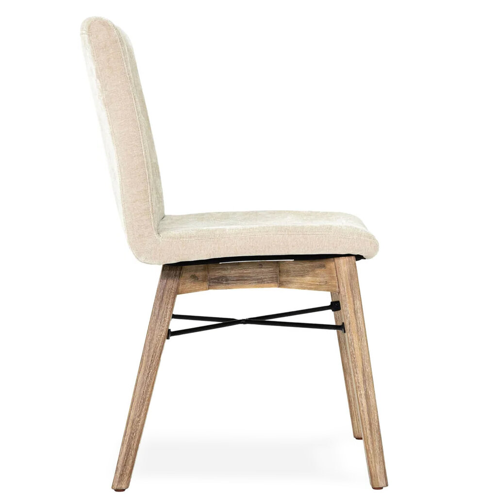 ISAAC DINING CHAIR WHITE SAND