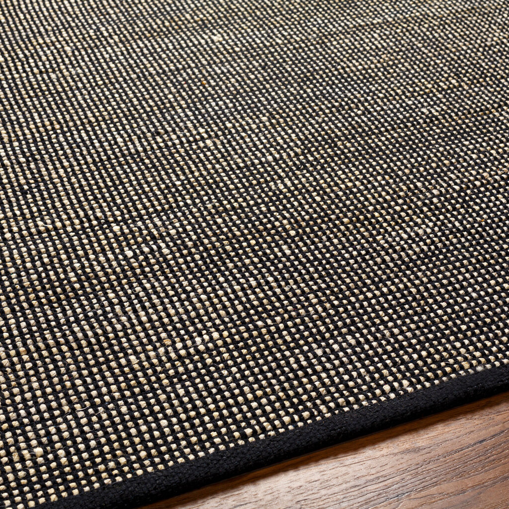 MANERRSA JUTE 8' X 10' NAUTRAL AND BLACK