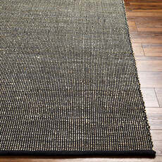 MANERRSA JUTE 8' X 10' NAUTRAL AND BLACK