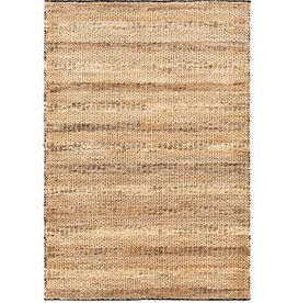 NANTES JUTE 8' X 10' NAUTRAL BROWN BLACK