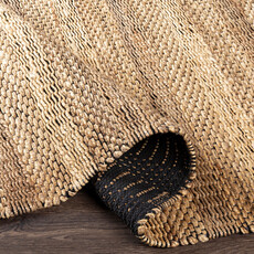 NANTES JUTE 8' X 10' NAUTRAL BROWN BLACK