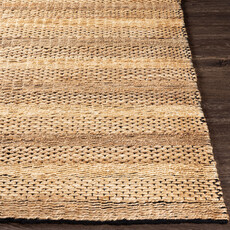 NANTES JUTE 8' X 10' NAUTRAL BROWN BLACK
