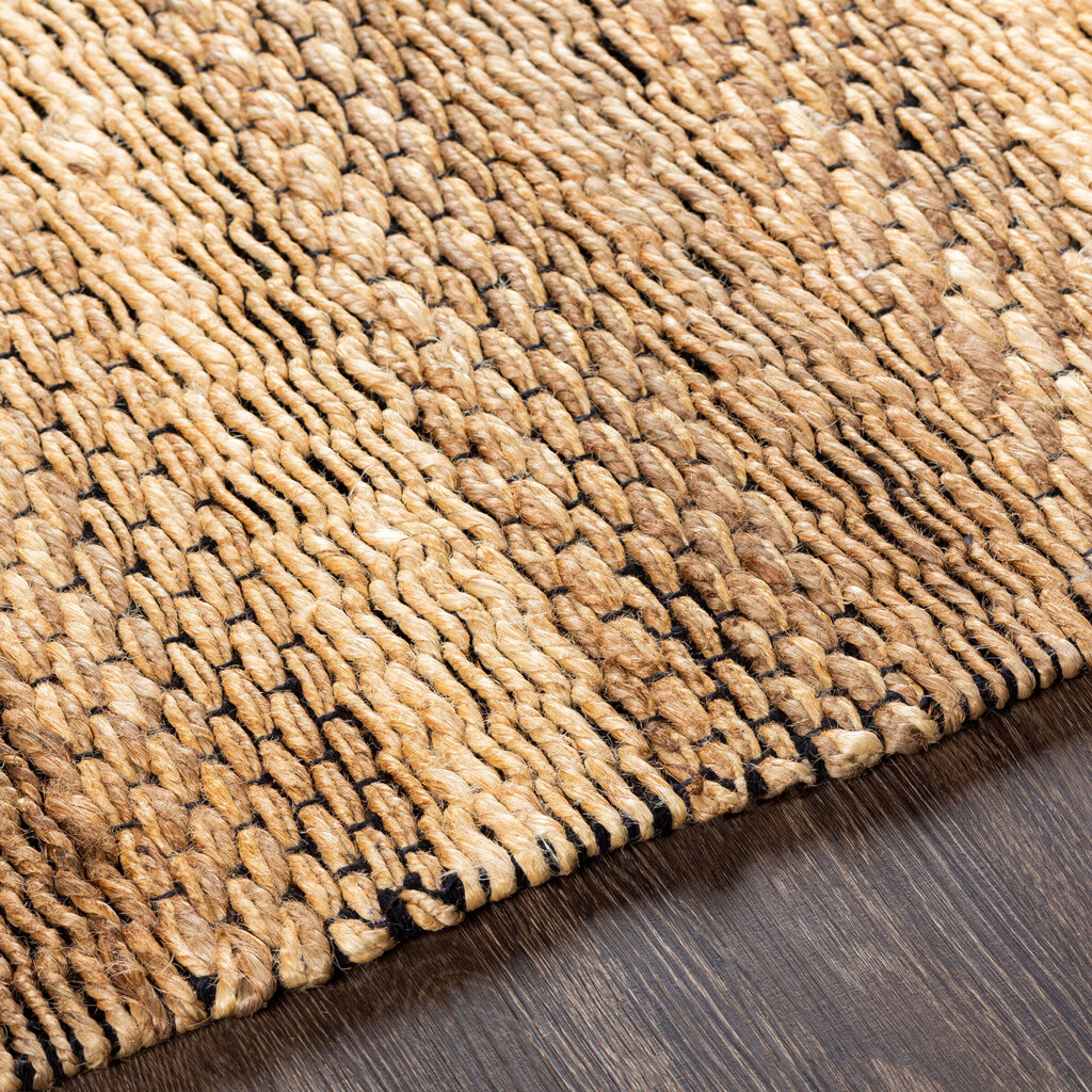 NANTES JUTE 8' X 10' NAUTRAL BROWN BLACK
