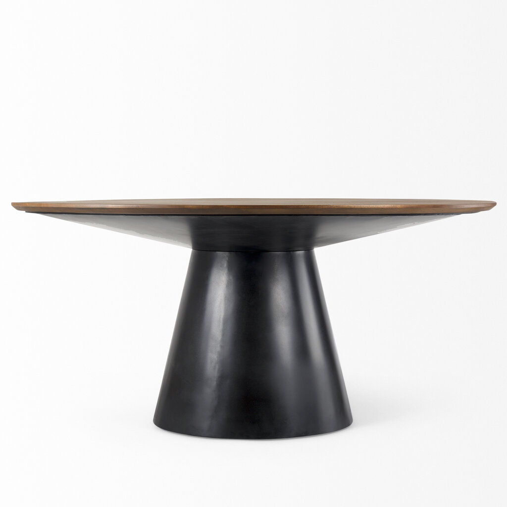 NEPTUNE DINING TABLE ROUND NATURAL 63"