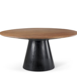 NEPTUNE DINING TABLE ROUND NATURAL 63"