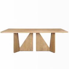 ETIQUETTE DINING TABLE 84" NATURAL