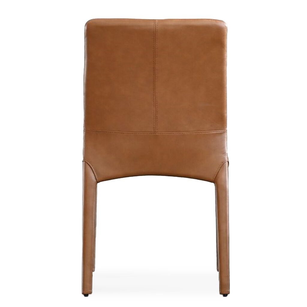 MALCOLM DINING CHAIR LEATHER COGNAC