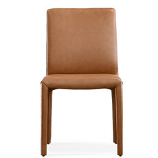 MALCOLM DINING CHAIR LEATHER COGNAC