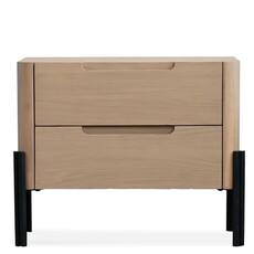 ALFI 2 DRAWER NIGHTSTAND NATURAL