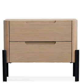 ALFI 2 DRAWER NIGHTSTAND NATURAL
